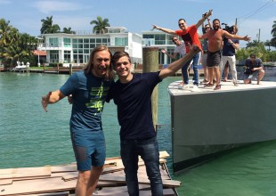 Martin Garrix y Tiesto estrellan su barco en el muelle de David Guetta