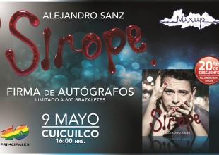 Firma de autógrafos con Alejandro Sanz