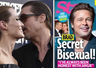 ¿Brad Pitt bisexual?