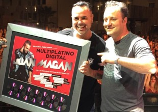 Juan Magán recibió Disco Multiplatino Digital