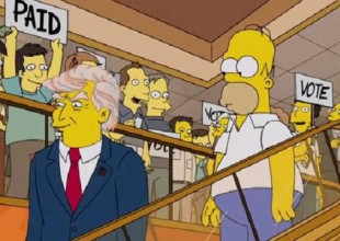 ¡Los Simpson hace críticas contra Donald Trump!