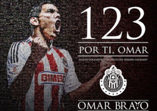 Omar Bravo goleador histórico de Chivas