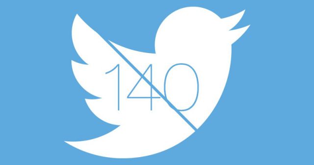 Twitter elimina límite de 140 caracteres