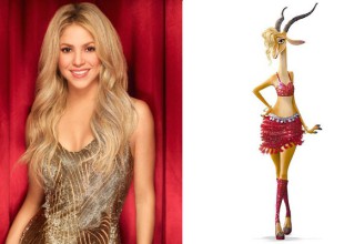 Shakira se convierte en gacela para una película infantil