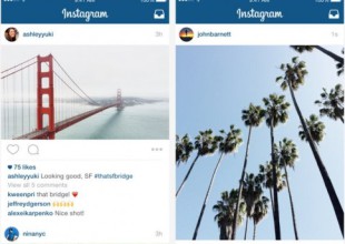 Instagram ya permite fotos no cuadradas