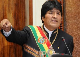 El baile del cuello por Evo Morales