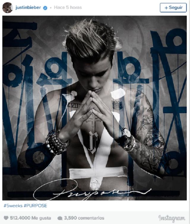 Justin Bieber reveló la portada de su nuevo disco | Actualidad | LOS40  México