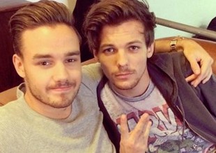 Louis y Liam provocaron hashtag por su beso accidental