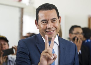 El nuevo presidente de Guatemala es un comediante