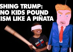 Niños insultan a Donald Trump