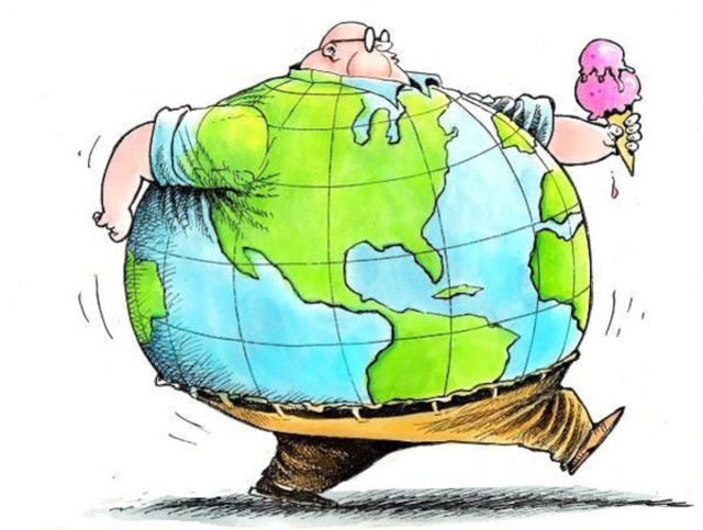 Los países más gordos