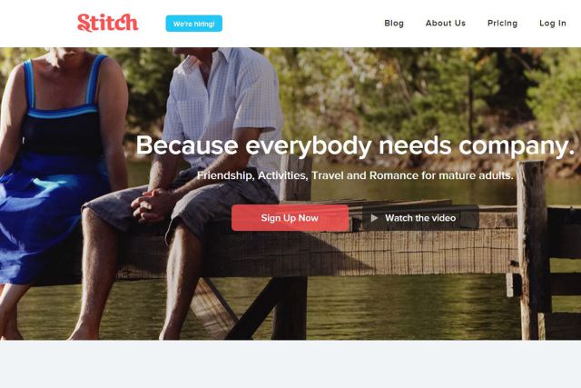 Stitch, app para ligar sólo para mayores de 50 años