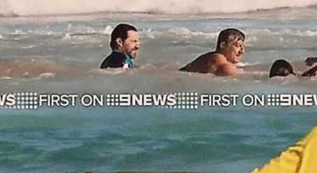 Hugh Jackman salva a su hijo de morir ahogado en el mar (Video)