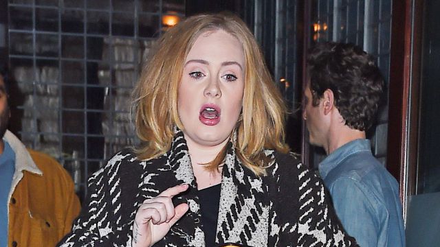¡Adele besa en la boca a fan!