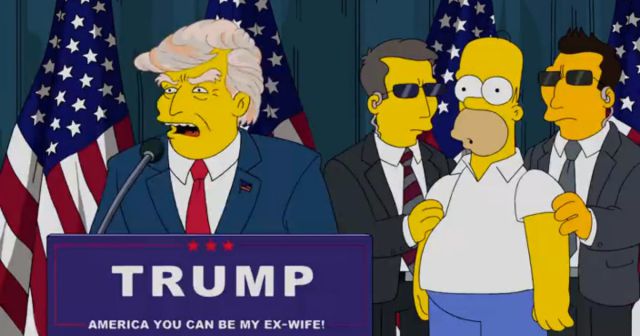 Así predijeron Los Simpson la presidencia de Trump