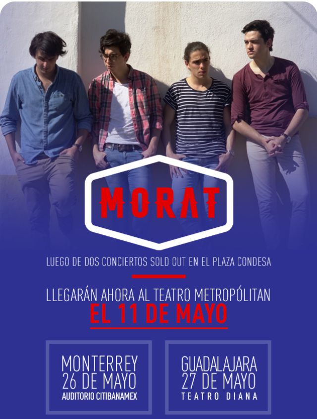 Morat, México ¡Morat llega a México! Música LOS40 México