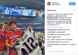 Un mexicano se “robó” el jersey de Brady