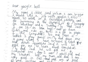 Esta niña pidió empleo en Google y así le respondieron