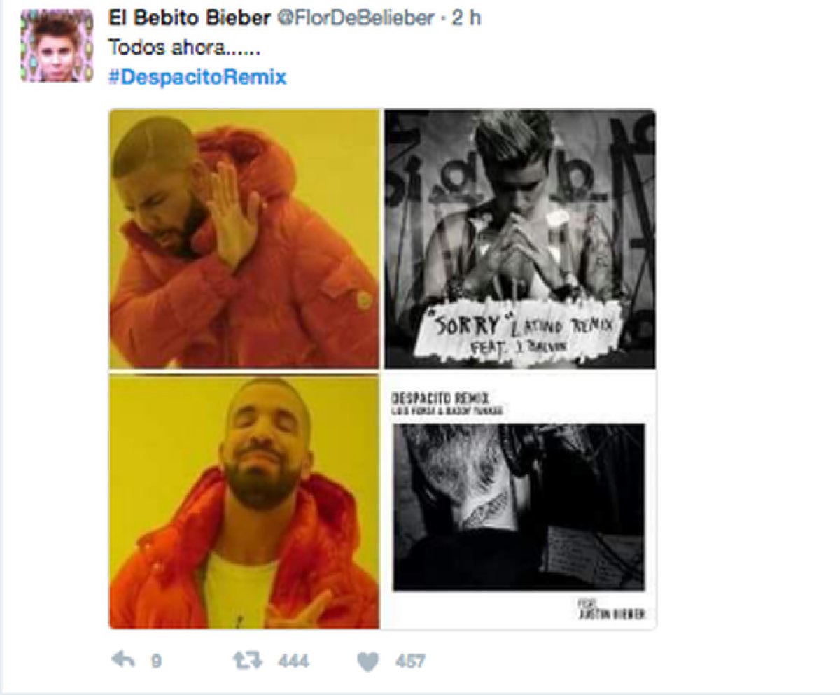Los mejores memes de Despacito con Justin Bieber