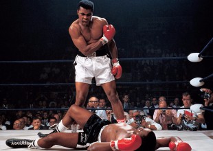 Facundo y el Dr. Desconocido recrearon la foto de Muhammad Ali vs. Sonny Liston