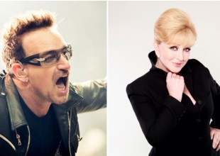 Angélica María confiesa un breve romance con Bono, de U2