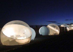 Instalan un hotel-burbuja en el Valle de Guadalupe para ver las estrellas