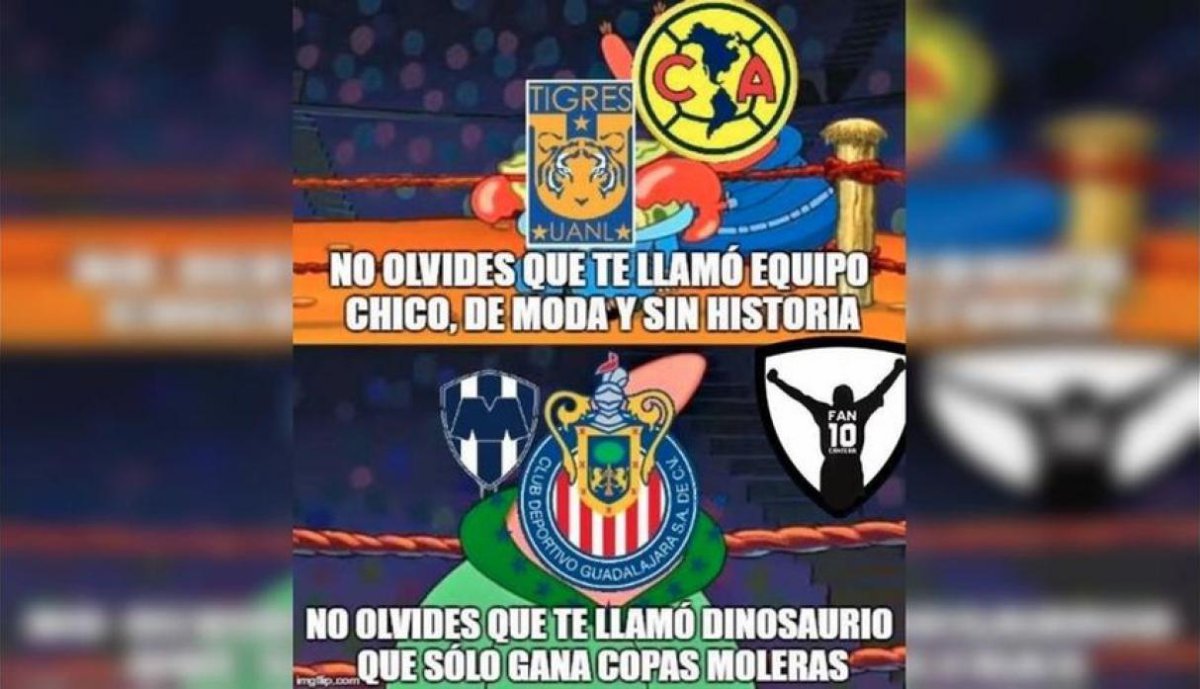 Los mejores memes del partido ChivasTigres Fotogalería Tendencias