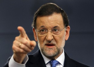 Rajoy se traba al momento de dar un discurso