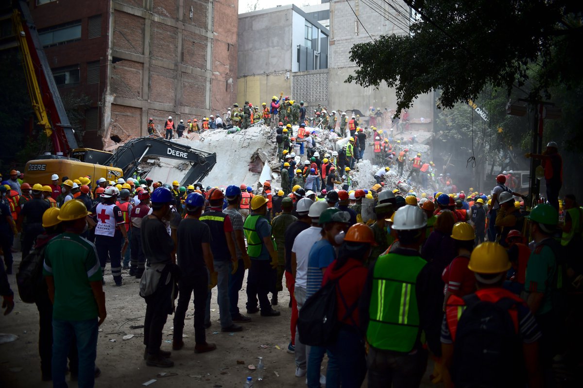 Fotos que demuestran la solidaridad de México ante el sismo