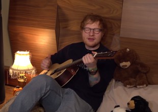 Ed Sheeran apoya a niños con cáncer desde la cama