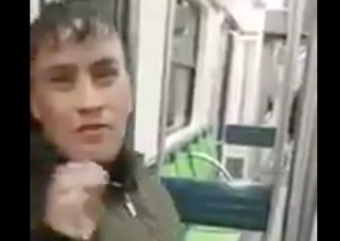 La cachan robando en el metro