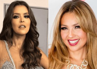 Vanessa Claudio le copia el look a Thalía y enloquece las redes