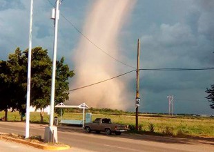 Sorprendentes imágenes de tornado que se formó en Sinaloa