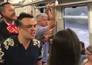Lleva serenata a su novia infiel en el metro
