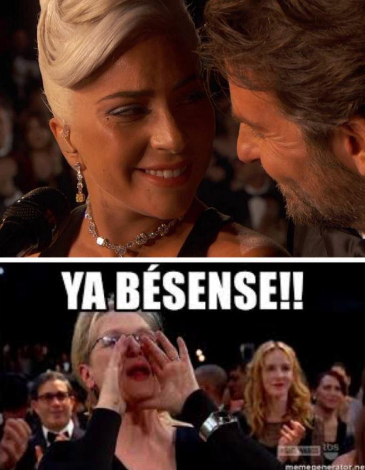 Irina Shayk desata ola de memes por sentarse entre Lady Gaga y Bradley Cooper