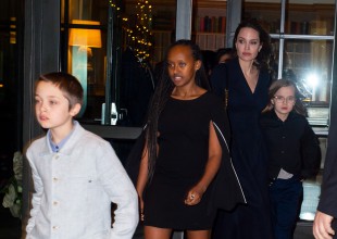 Angelina Jolie reaparece con sus hijos