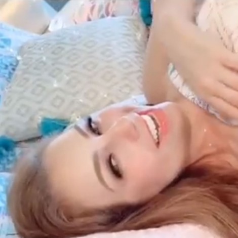 Thalía publica video recién levantada de la cama