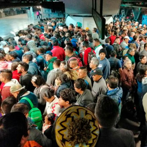 Metro de la Ciudad de México se retrasa por culpa de una cuchara