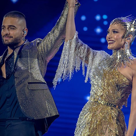 Jennifer Lopez y Maluma cantaron a dueto en el Madison Square Garden