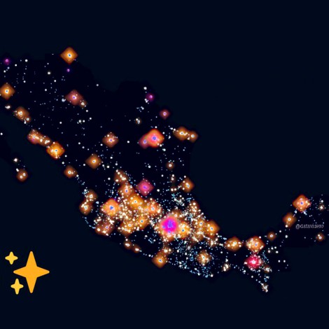 Taco Universe: Mapa muestra cómo lucen las taquerías desde el espacio