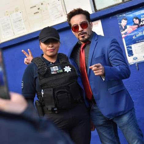 Iron Man, asesor de la policía de Guanajuato