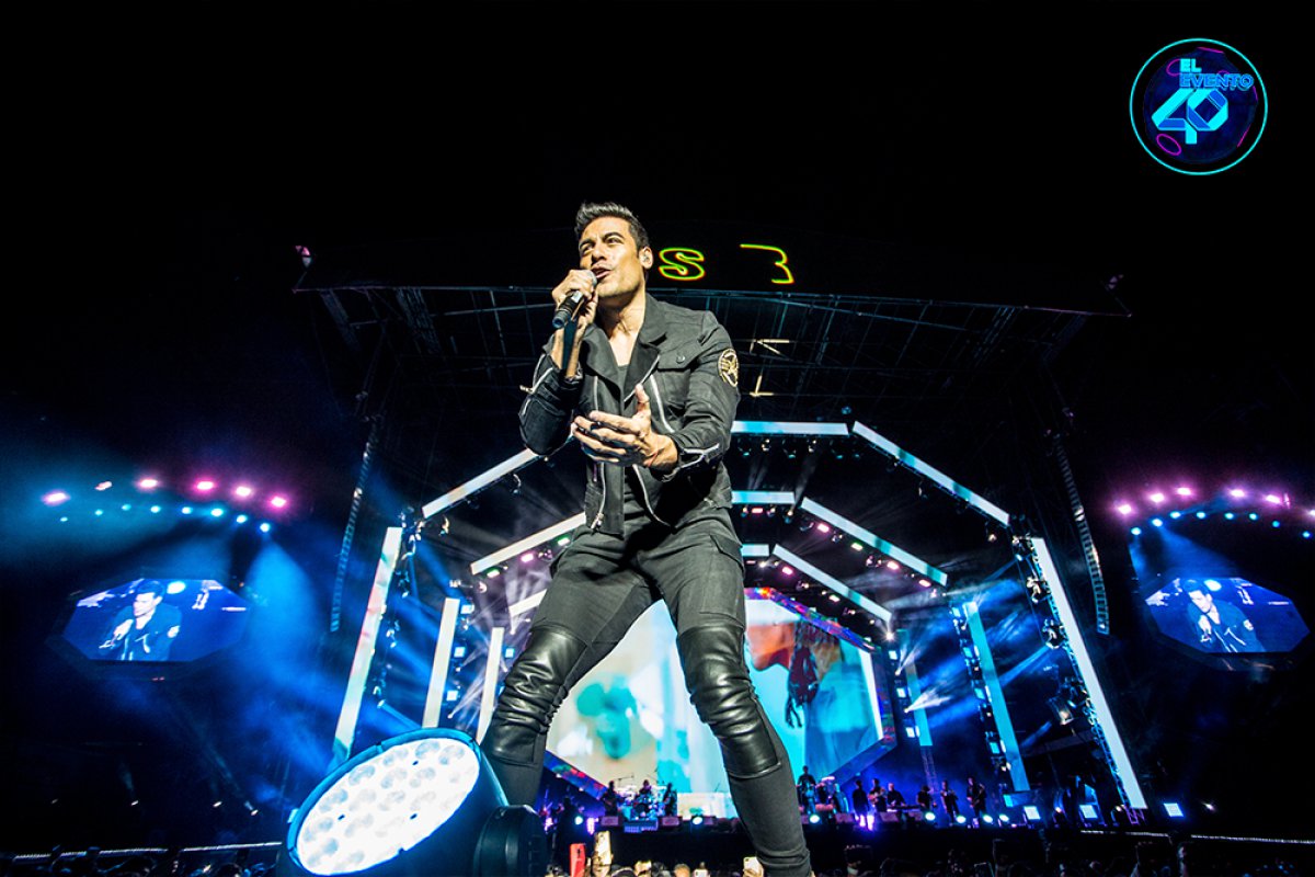 CARLOS RIVERA EN EL EVENTO 40 Fotogalería Radio LOS40 México