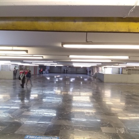 Así se ve el metro de la CDMX sin mujeres