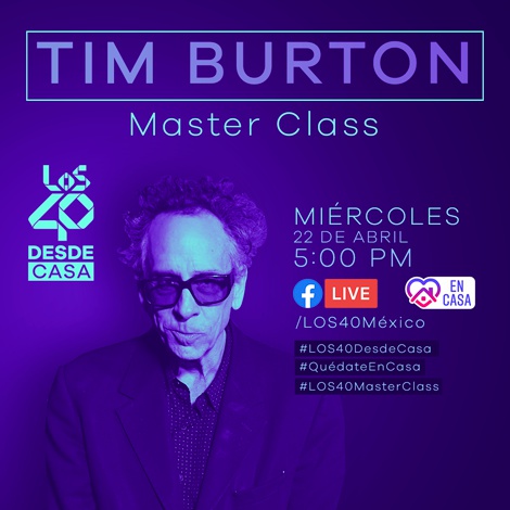 LOS40 Master Class con Tim Burton