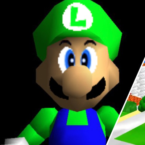 Luigi iba a ser un personaje selecciona ble en Super Mario 64