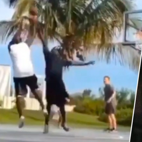 Michael Jordan humilla a jovenes en partido de basquetbol callejero
