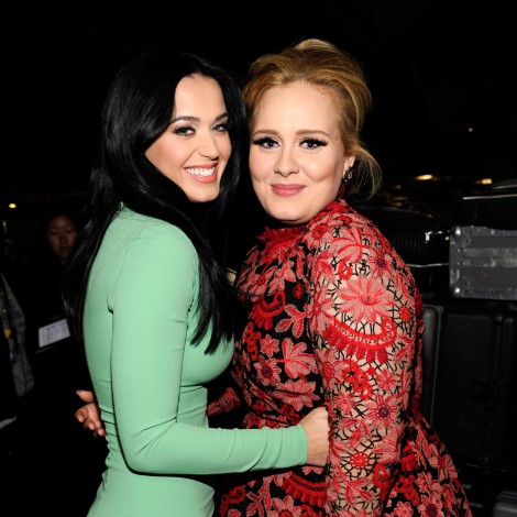 Confunden a Adele con Katy Perry en inédita fotografía