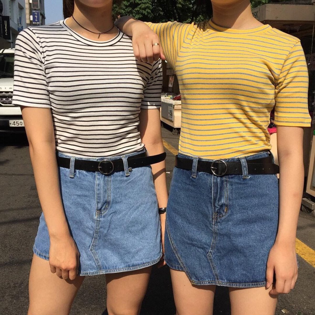Outfits que puedes usar con tu mejor amiga o tu gemela