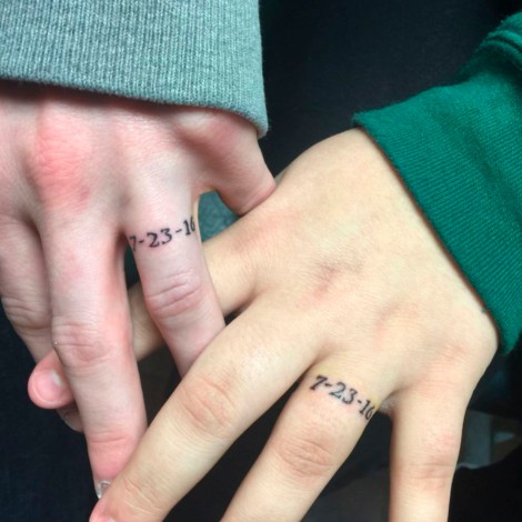 Tatuajes en pareja como símbolo de compromiso
