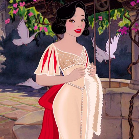 Artista les cambia el vestido a las princesas de Disney